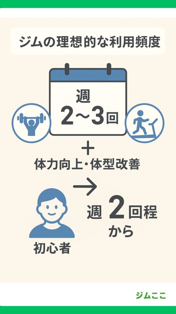 スポーツジムで効果を実感するための理想的な利用頻度